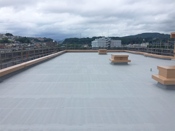 写真：改質アスファルト防水工事　After